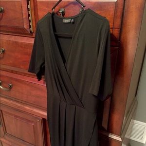 Black, wrap dress